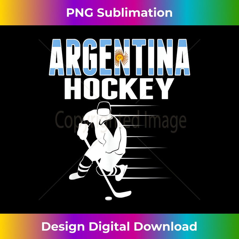 Argentina Ice Hockey Fans Jersey Support Argentinian Hockey - Elegant Sublimation PNG Download