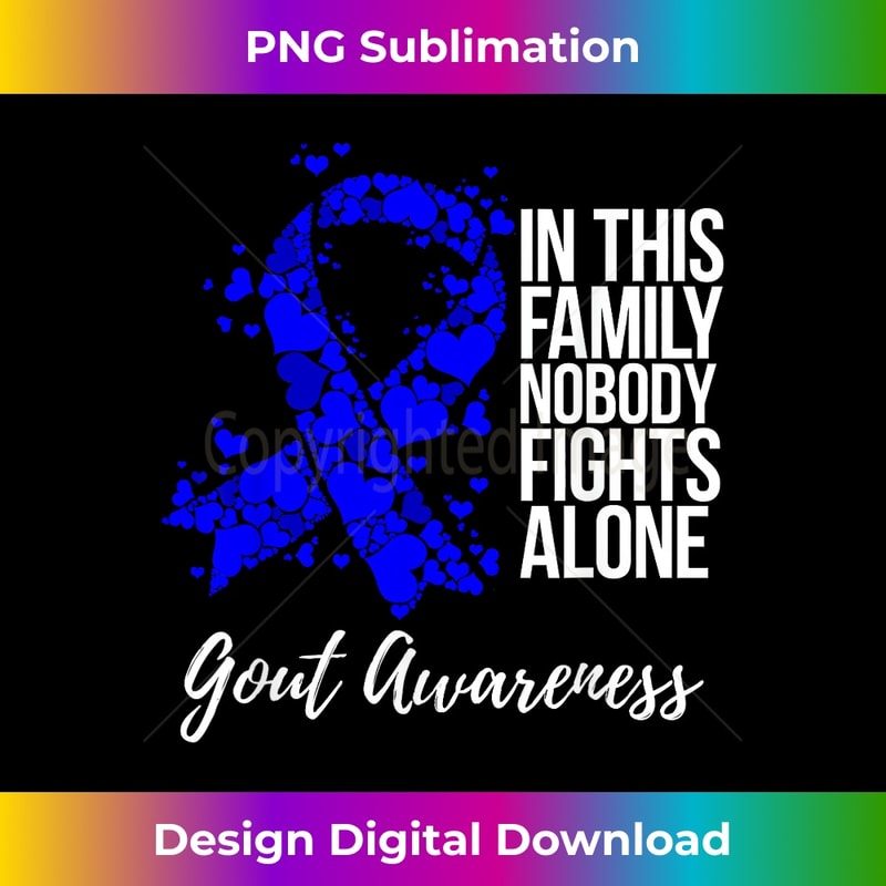 Family Support Inflammatory Arthritis Gout Awareness - Exclusive PNG Sublimation Download