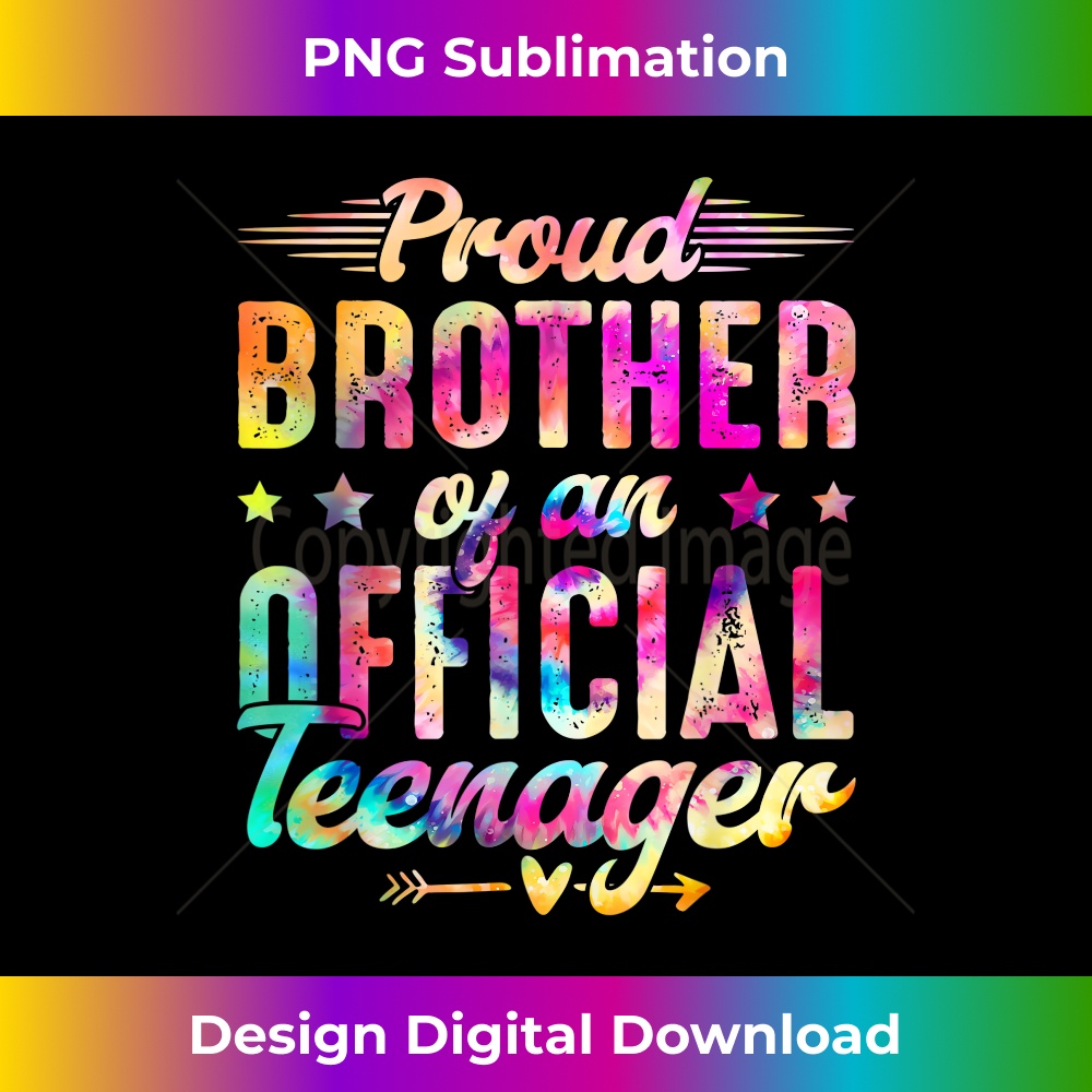 13 Years Old Proud Brother Official nager 13th Birthday - Exclusive PNG Sublimation Download