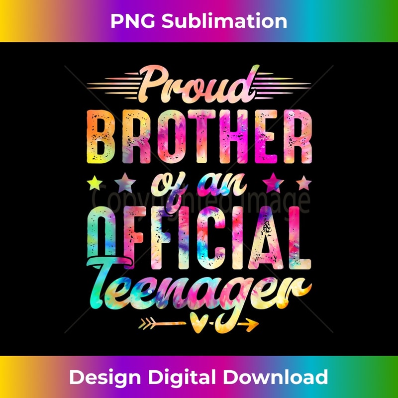 13 Years Old Proud Brother Official nager 13th Birthday - Exclusive PNG Sublimation Download