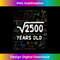 Square Root Of 2500 50th Birthday Vintage Math 50 Years Old 1 - Modern Sublimation PNG File