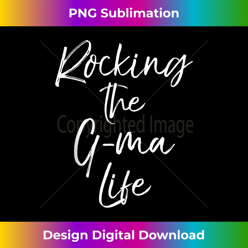 Cute Music Grandma from Grandkids Rocking the G-Ma Life - Exclusive Sublimation Digital File