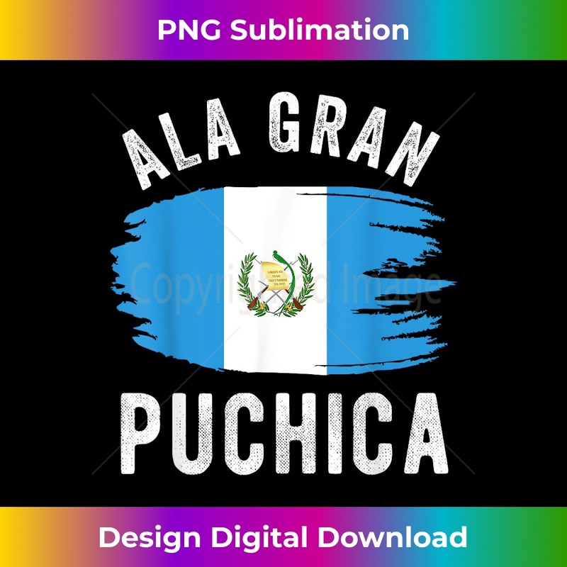Guatemala Flag Chapin Ala Gran Puchica 1 - Exclusive Sublimation Digital File