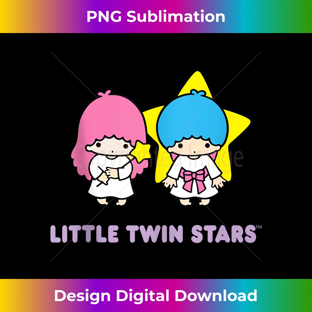 LittleTwinStars Character Front and Back - Aesthetic Sublimation Digital File