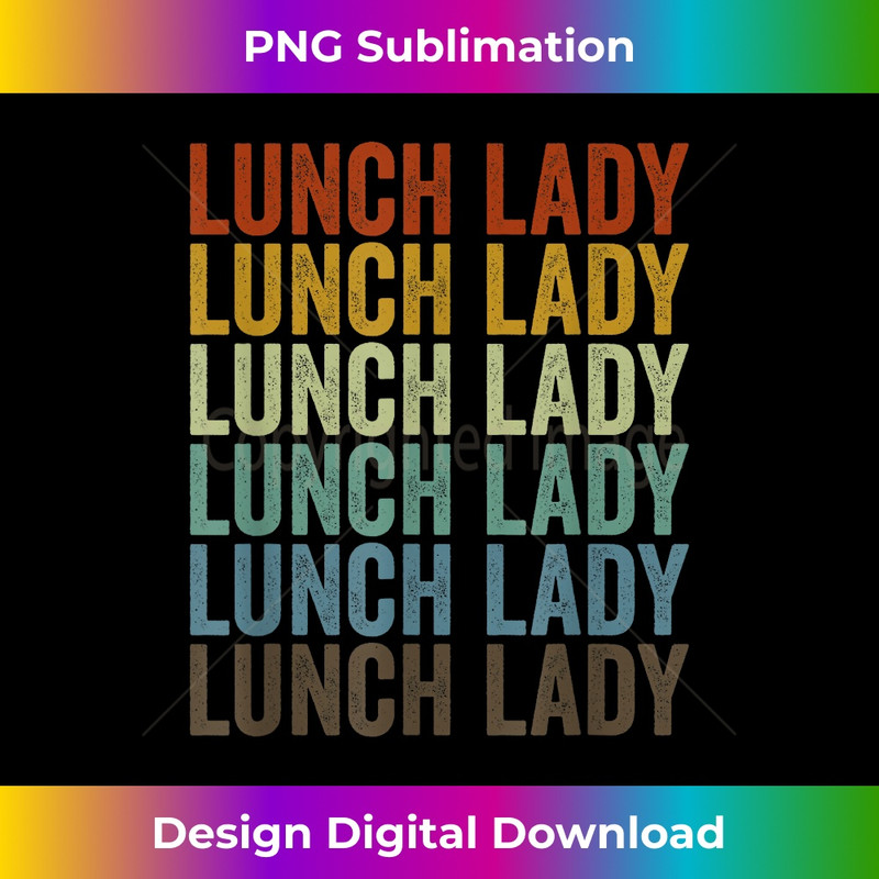 Lunch Lady Retro - Instant PNG Sublimation Download