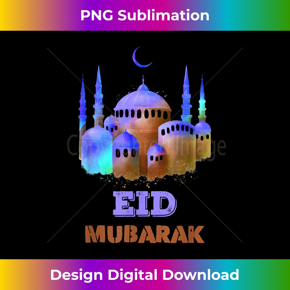 Eid Alfitr Mubarak Kareem, Happy Ramadan Karim - Instant Sublimation Digital Download