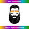 Hipster Daddy Gay Pride LGBT Bear Men's Beard  1 - Instant Sublimation Digital Download
