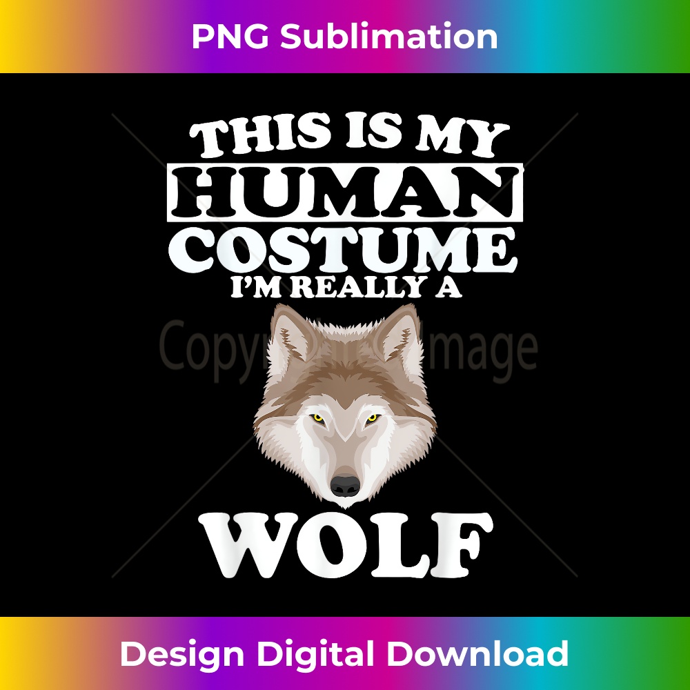 This is My Human Costume I'm Really A Wolf 1 - Stylish Sublimation Digital Download