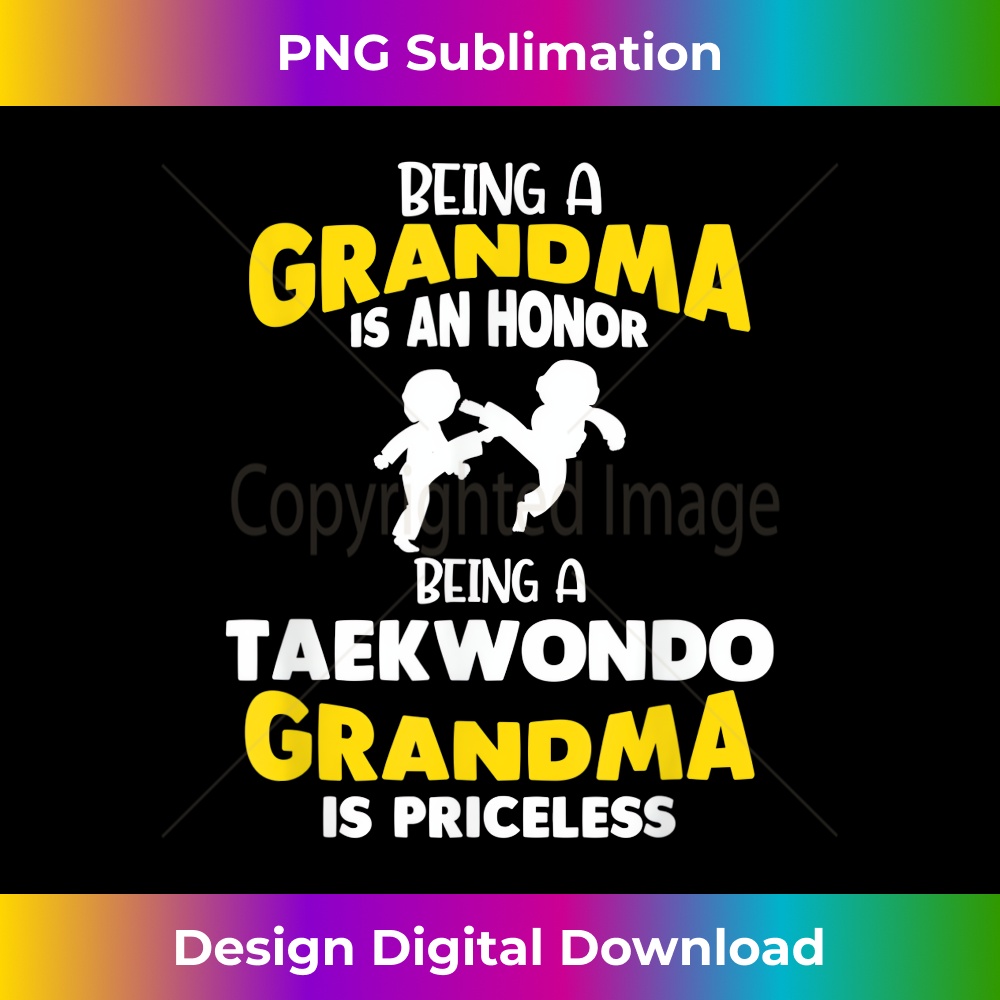 Taekwondo Grandma Funny Martial Arts Lover 1 - Premium PNG Sublimation File