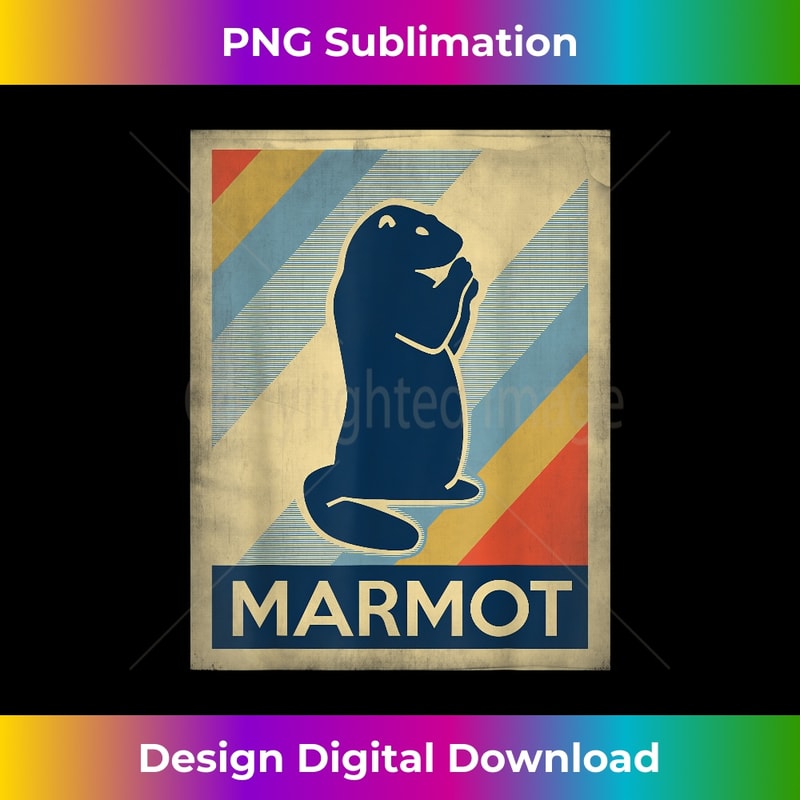 Vintage style marmot 1 - Premium Sublimation Digital Download
