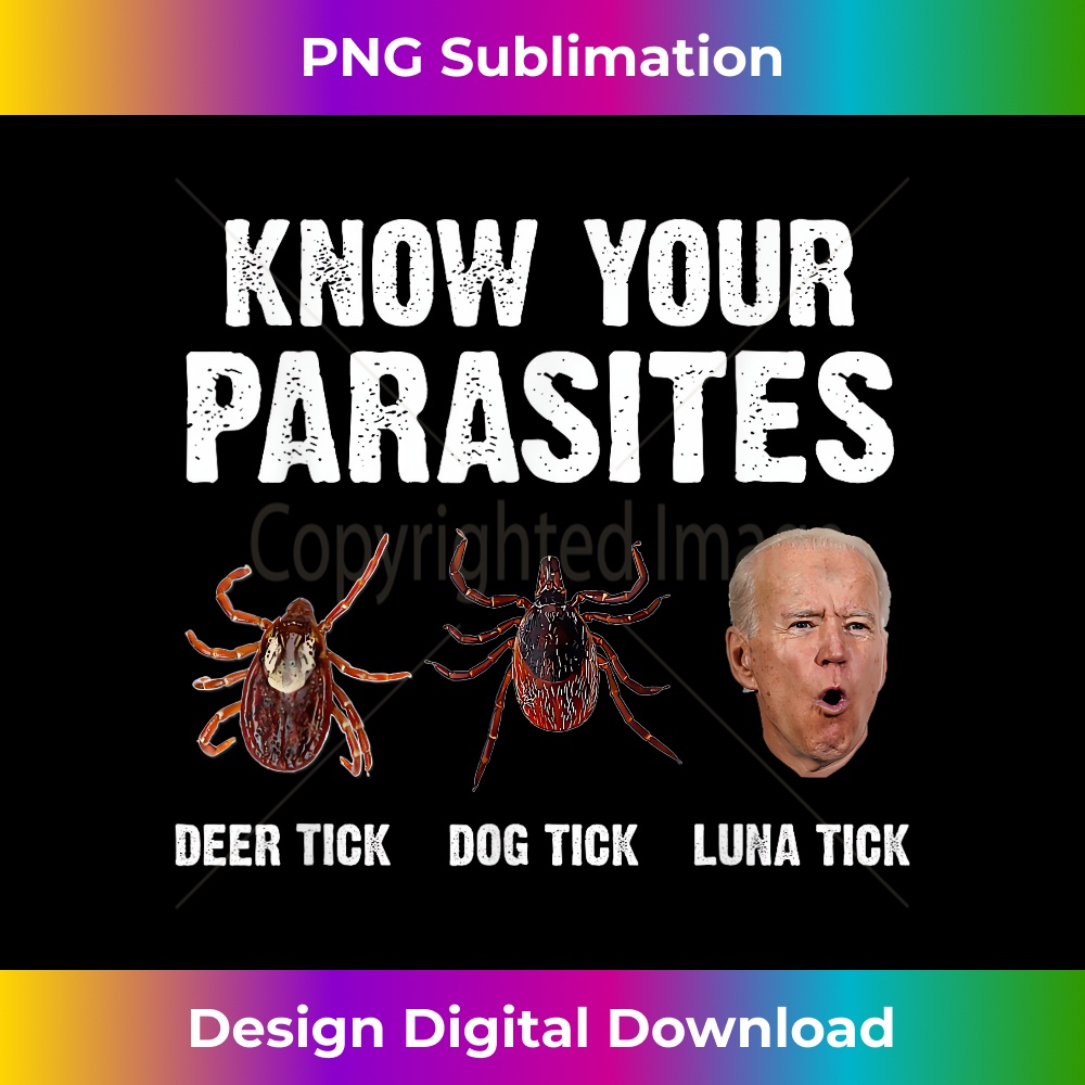 Know your parasites - Anti Joe Biden - Decorative Sublimation PNG File