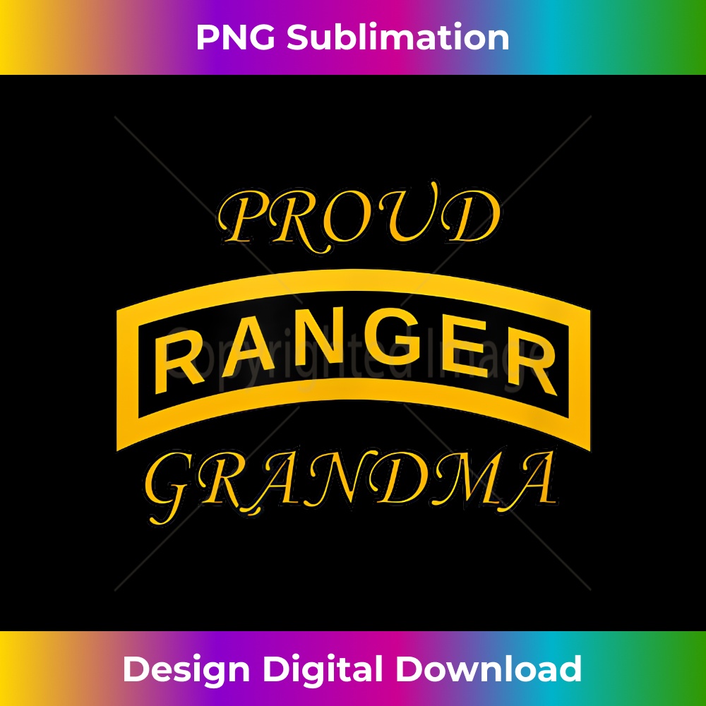 Army Ranger School Tab - Proud Grandma - - Instant PNG Sublimation Download
