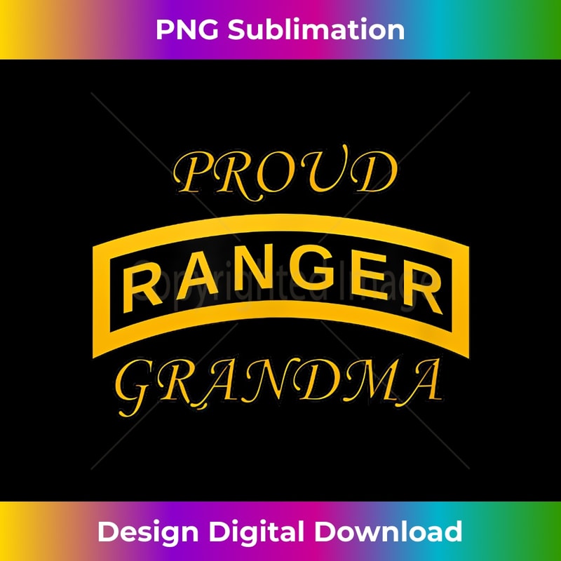 Army Ranger School Tab - Proud Grandma - - Instant PNG Sublimation Download