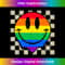 Hippie Smile Face Gay Pride Retro Groovy LGBT Pride Month 1 - PNG Transparent Sublimation File