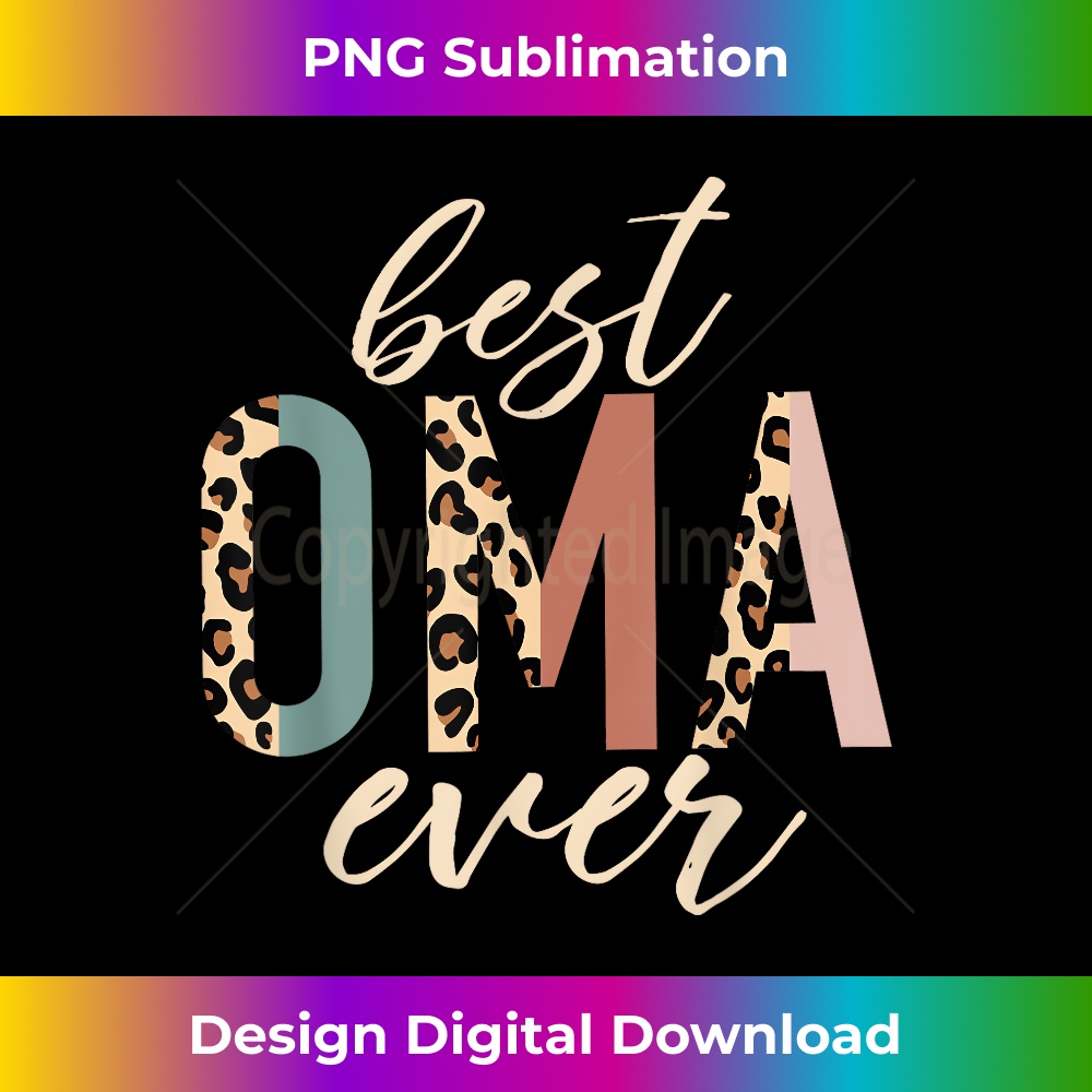 Best Oma Ever s Leopard Print Mothers Day - PNG Transparent Digital Download File for Sublimation