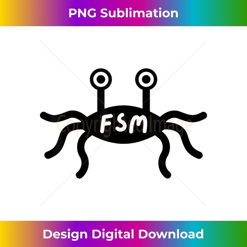 FSM Flying Spaghetti Monster Afterlife Pastafarian Atheist - Retro PNG Sublimation Digital Download