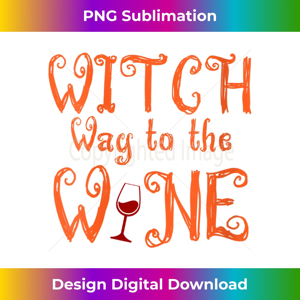 s Witch Way To The Wine 1 - PNG Transparent Sublimation Design