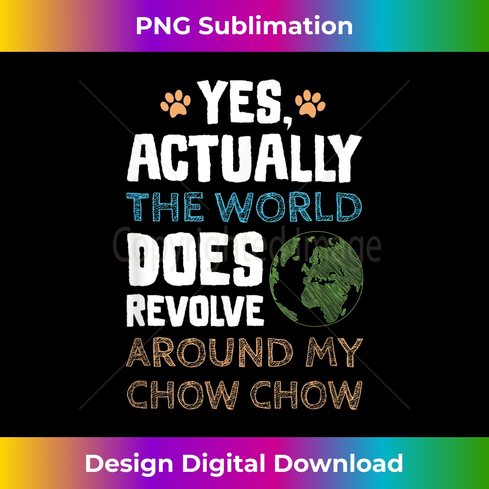 Funny Chow Chow Dog T s - High-Resolution PNG Sublimation File