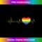 Heartbeat LGBT Flag Pride Month Lesbian Apparel Gay Pride 1 - Exclusive PNG Sublimation Download