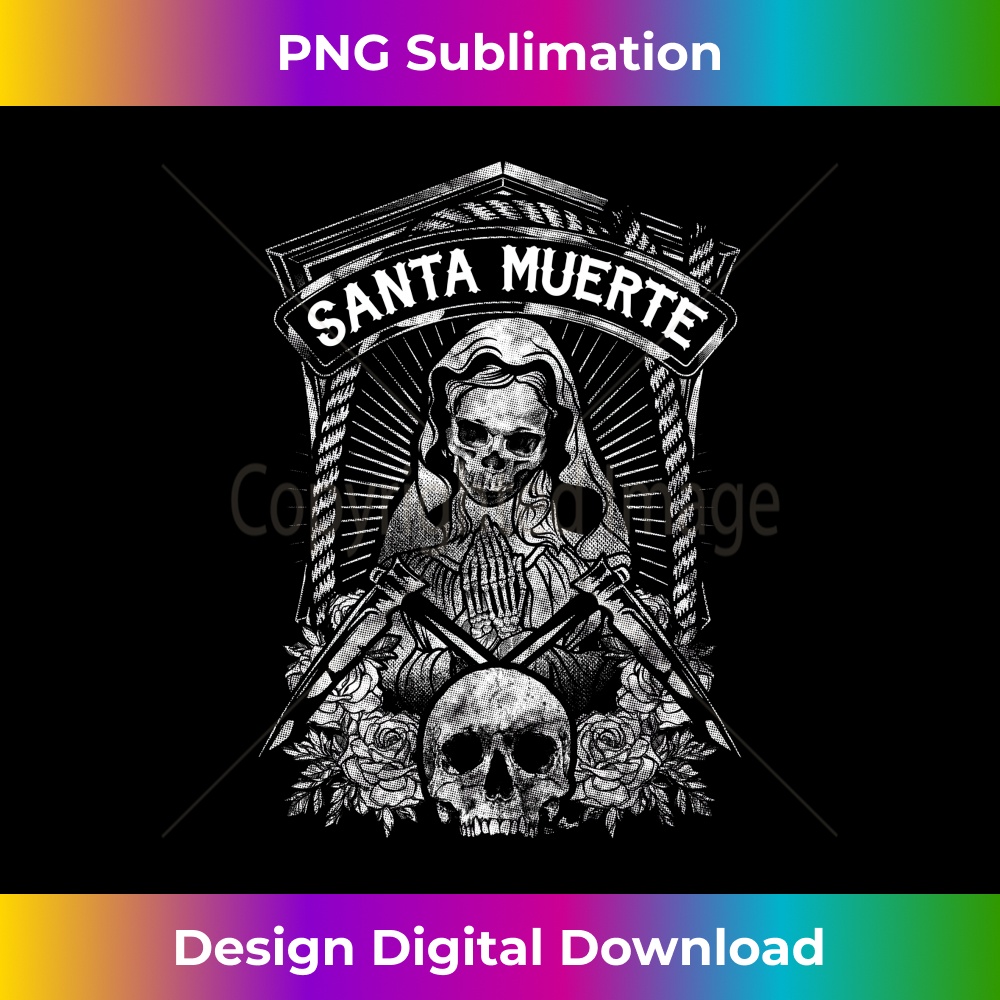 La Santa Muerte the Mexican Grim - High-Quality PNG Sublimation Download