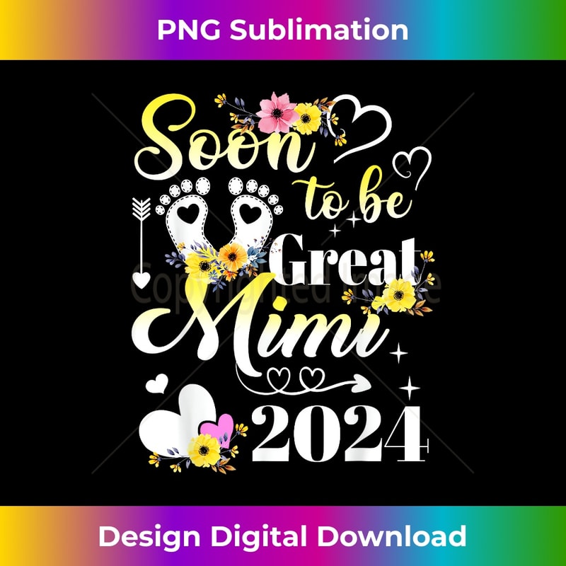 First Time Mom Pregnancy Soon to be Great Mimi est - High-Resolution PNG Sublimation File