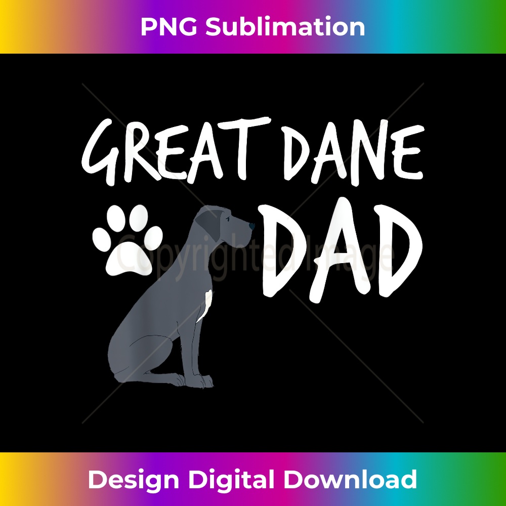 Great Dane Dad Dog Puppy Pet Lover 1 - Exclusive Sublimation Digital File