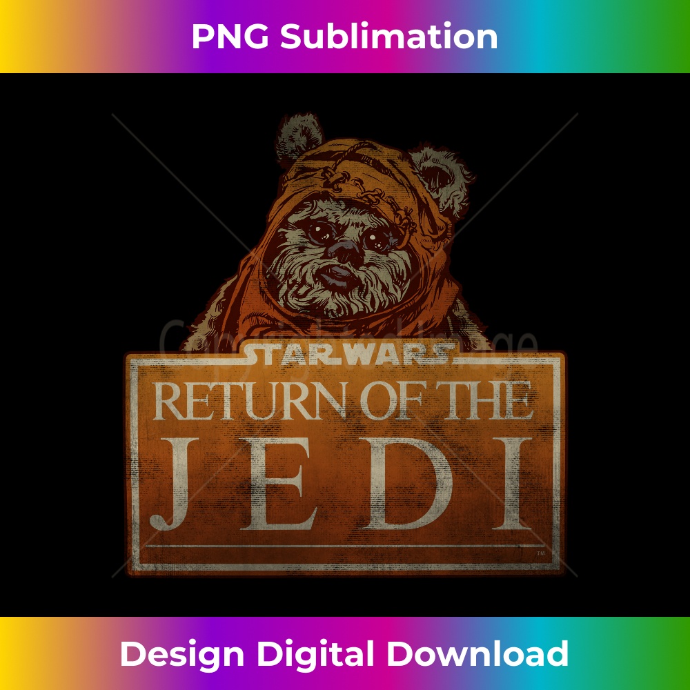 Star Wars Ewok The Return Of The Jedi Portrait 1 - Aesthetic Sublimation Digital File
