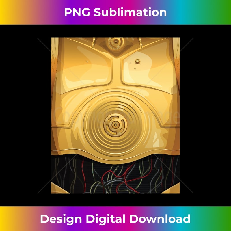 Star Wars C-3PO Halloween Costume 1 - Artistic Sublimation Digital File