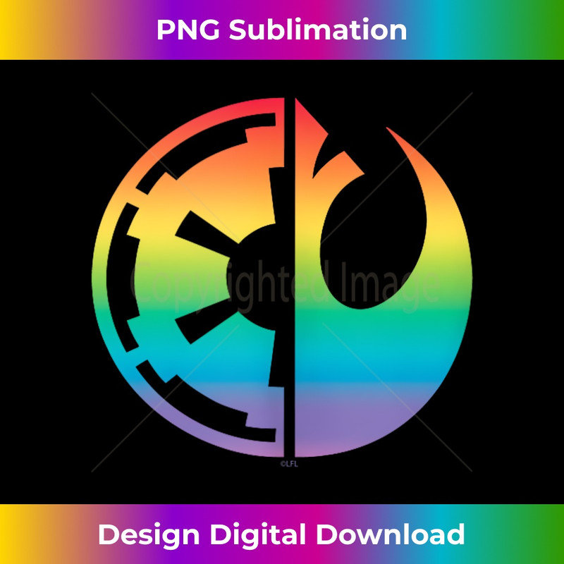 Star Wars Rebel Alliance and Galactic Empire Pride 1 - Unique Sublimation PNG Download