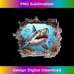 jaw-dropping ocean predators great white shark encounter - modern sublimation png file