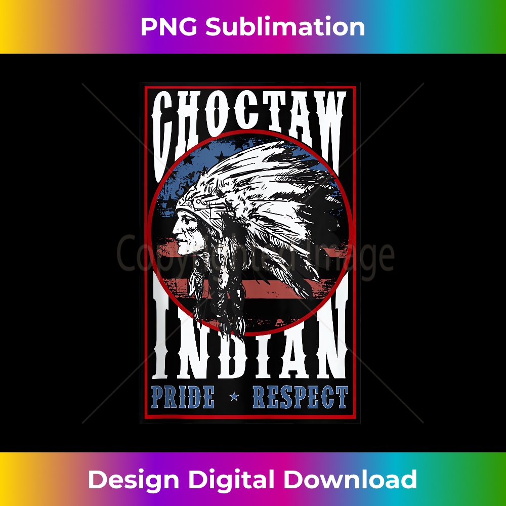 Choctaw Tribe Native Pride Respect American Indian US Flag 2665.jpg