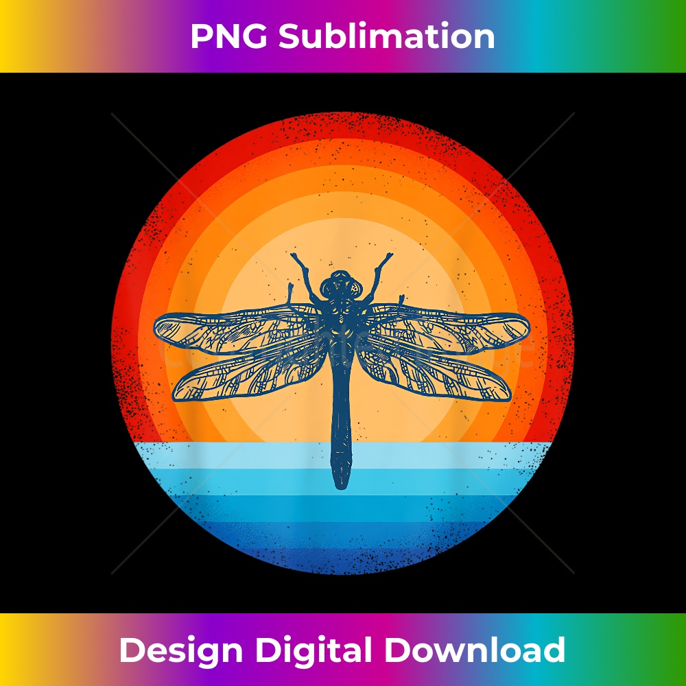 Dragonfly Retro Vintage 60s 70s Sunset Bug Insect 4230.jpg