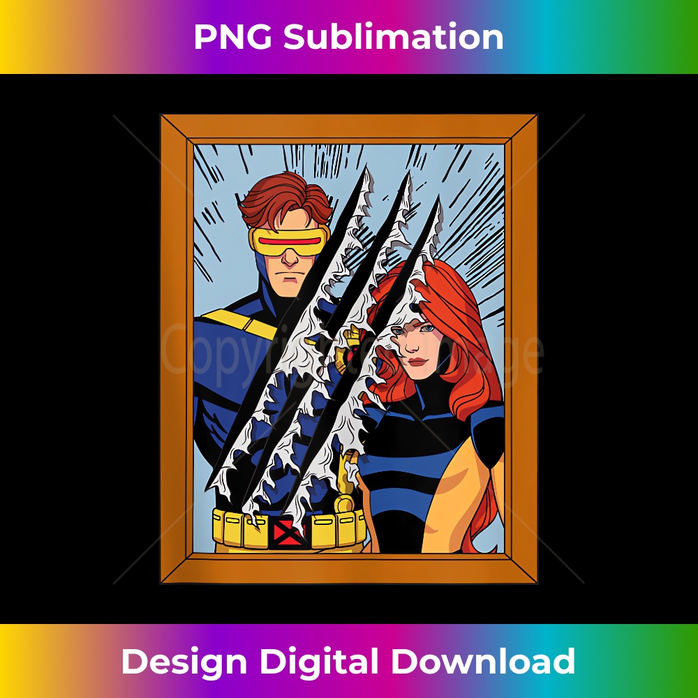 Marvel Studios X-Men u201997 Cyclops Jean Photo Wolverine Claws  1 - Unique Sublimation PNG Download