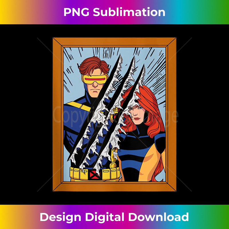 Marvel Studios X-Men u201997 Cyclops Jean Photo Wolverine Claws  1 - Unique Sublimation PNG Download
