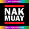 Nak Muay Thai Fighter  1 - Retro PNG Sublimation Digital Download