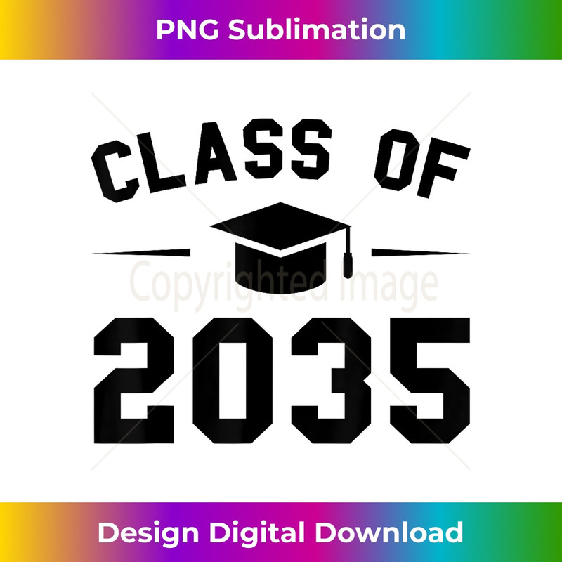 Class of 2035 Grow With Me Handprint on Back - Digital Sublimation Download File
