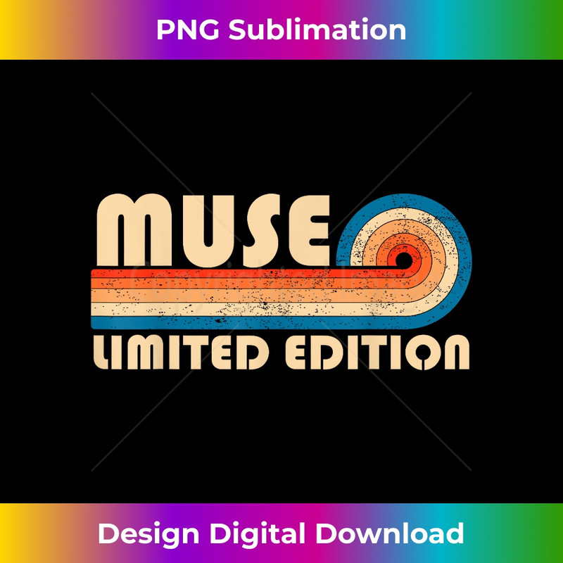MUSE Surname Retro Vintage 80s 90s Birthday Reunion 1 - Stylish Sublimation Digital Download