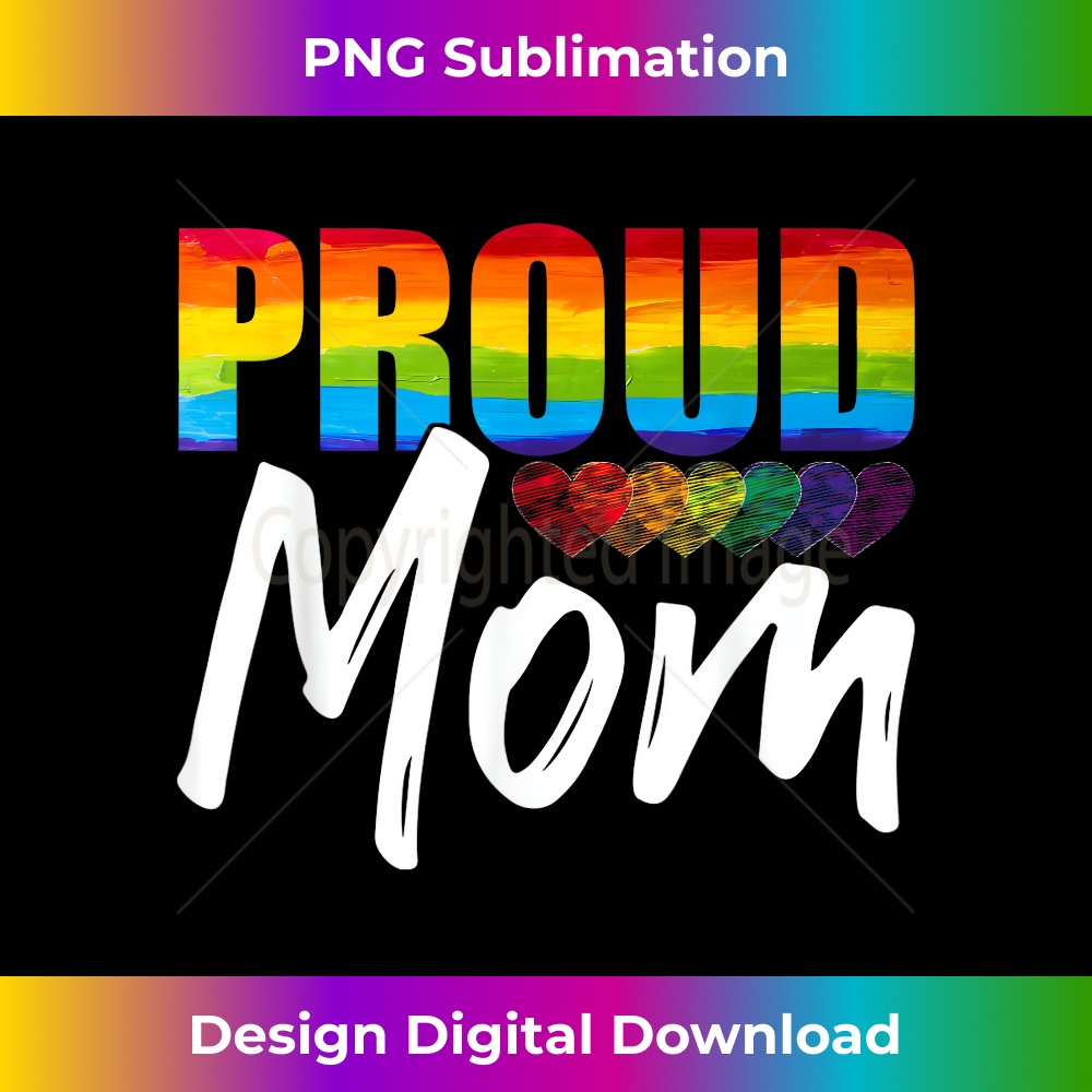 Rainbow Flag Heart Queer Parent Pride Month Proud Mom LGBT 1 - Trendy Sublimation Digital Download