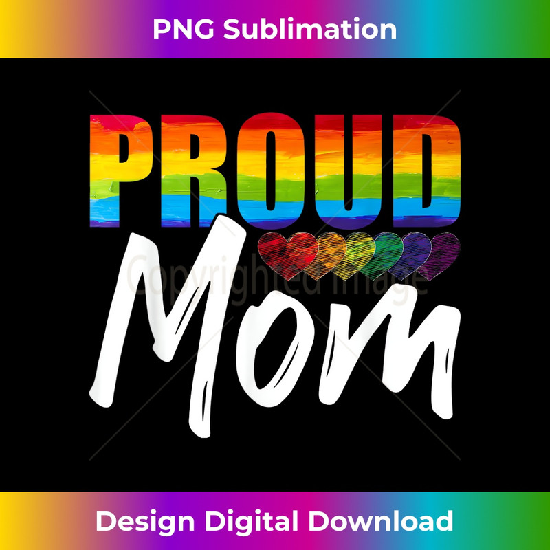 Rainbow Flag Heart Queer Parent Pride Month Proud Mom LGBT 1 - Trendy Sublimation Digital Download