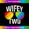 Lesbian Pride Wifey Two Bride Matching Couples 1 - Trendy Sublimation Digital Download