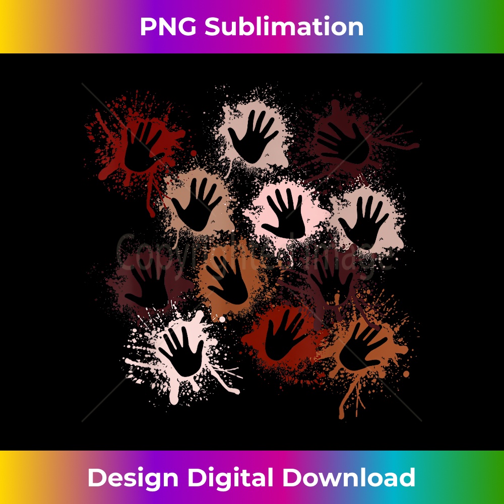 Cave of Hands Prehistoric Art Hand Prints As Cave Paintings - Digital Sublimation Download File