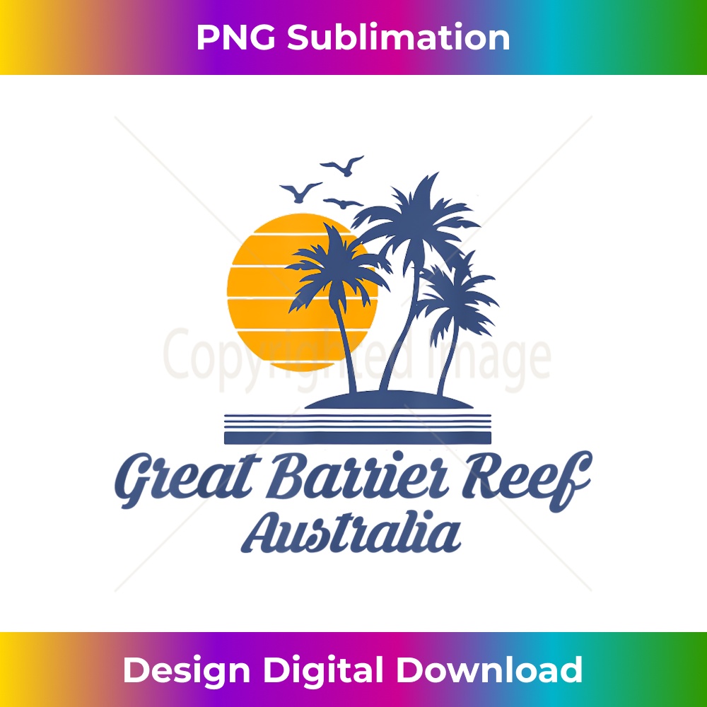 Great Barrier Reef Australia Beach - Professional Sublimation Digital Download