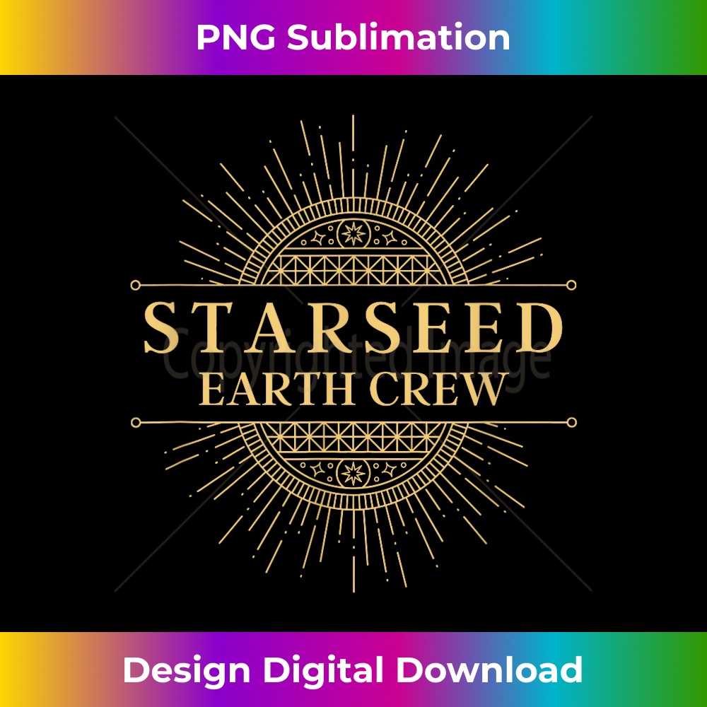 Starseed Earth Crew New Age Lightworker 1 - Signature Sublimation PNG File
