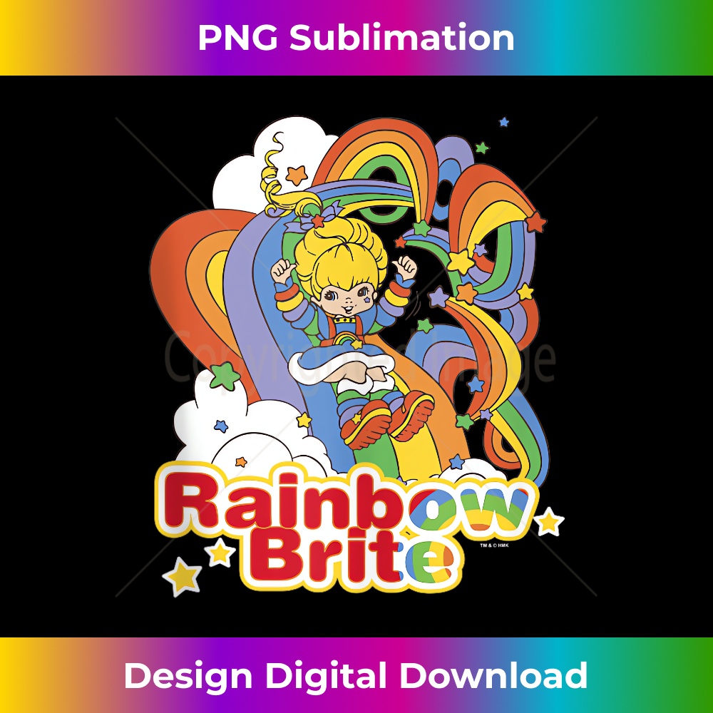 Rainbow Brite Wisp Sliding Down Rainbows Portrait 1 - Exclusive PNG Sublimation Download