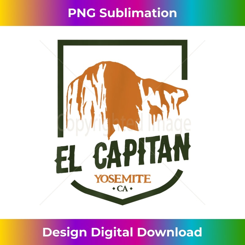 El Capitan Yosemite National Park California Climbing - Sublimation-Ready PNG File