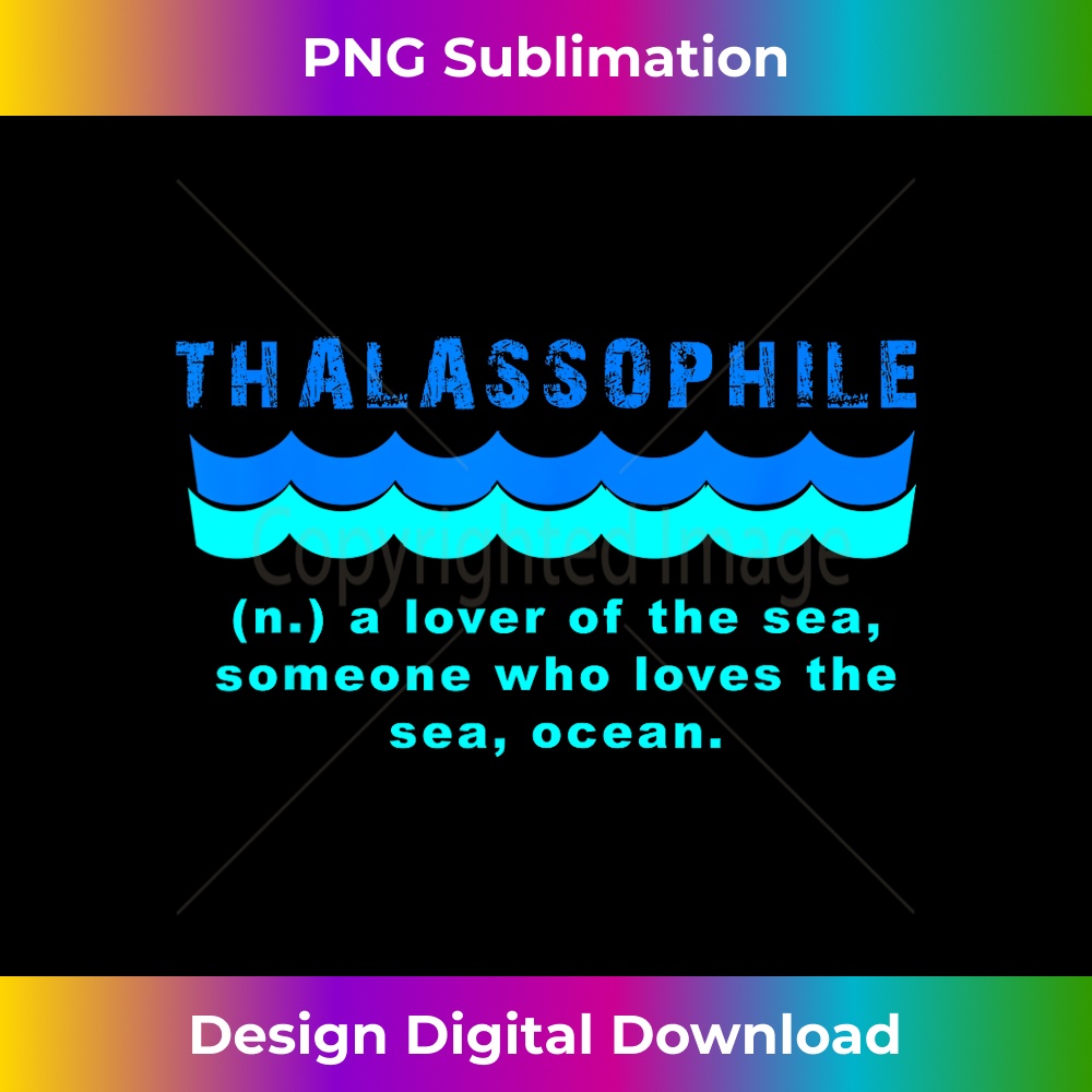 Thalassophile lover of the sea T 1 - Premium PNG Sublimation File