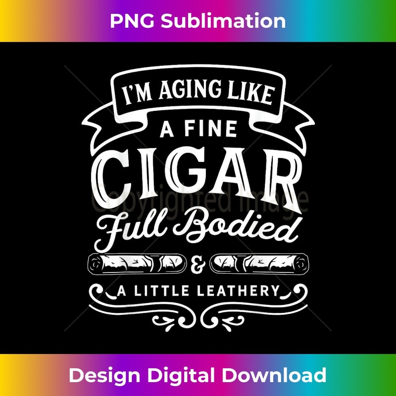 Funny Cigar Smoker Smoking Birthday - Retro PNG Sublimation Digital Download