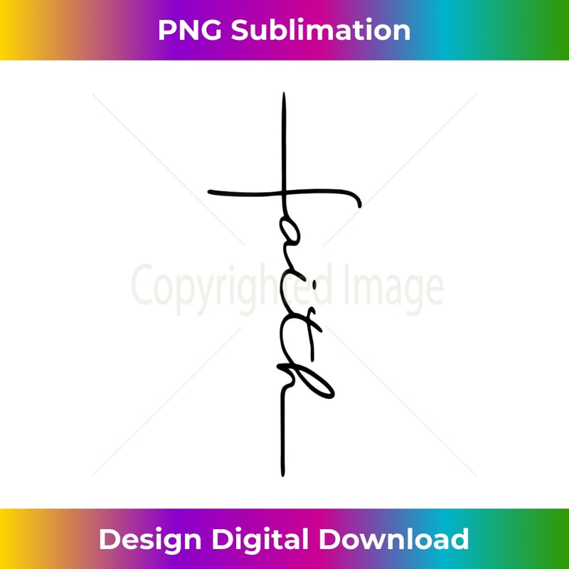 Men and Faith Cross Christian 1 - PNG Sublimation Digital Download