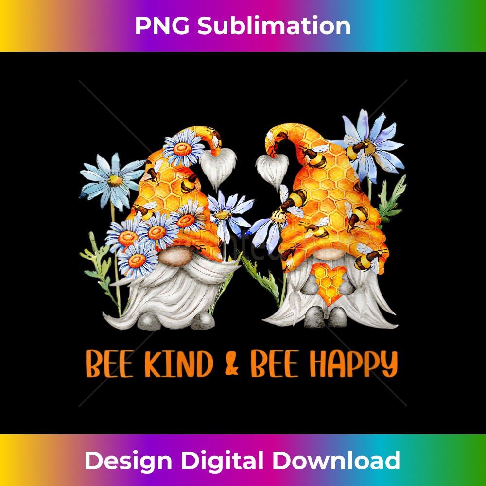 s Cute Honey Bee Gnome For Beekeeper - Bee Kind & Bee Happy 1 - Professional Sublimation Digital Download