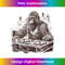 Bigfoot DJ Gorilla Sasquatch Cool Animal Graphic Funny - Trendy Sublimation Digital Download